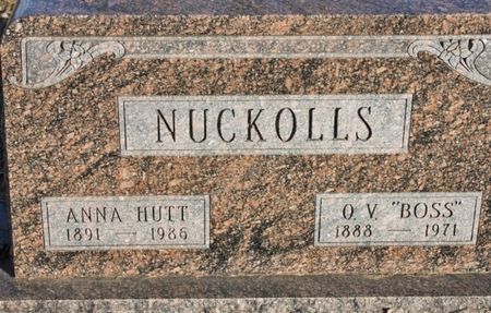 HUTT NUCKOLLS, ANNA FRANCIS - Page County, Iowa | ANNA FRANCIS HUTT NUCKOLLS 