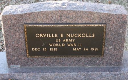 NUCKOLLS, ORVILLE ERNEST - Page County, Iowa | ORVILLE ERNEST NUCKOLLS 