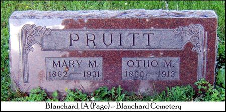 PRUITT, MARY MAGDELINE - Page County, Iowa | MARY MAGDELINE PRUITT 