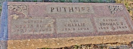 PUTHUFF, THOMAS W. - Page County, Iowa | THOMAS W. PUTHUFF 