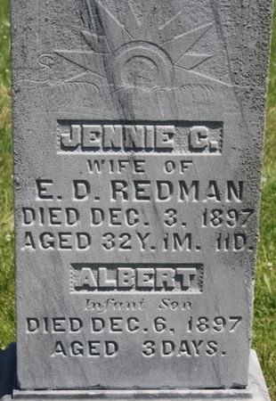 GLEAVES REDMAN, JENNIE C - Page County, Iowa | JENNIE C GLEAVES REDMAN 