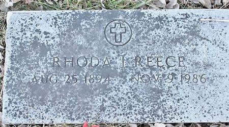 REECE, RHODA ISABELLE - Page County, Iowa | RHODA ISABELLE REECE 