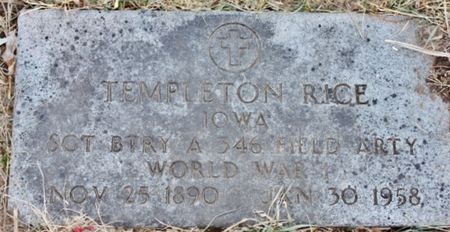 RICE, TEMPLETON - Page County, Iowa | TEMPLETON RICE 