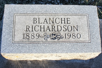 RICHARDSON, BLANCHE - Page County, Iowa | BLANCHE RICHARDSON 