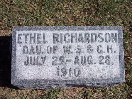 RICHARDSON, ETHEL - Page County, Iowa | ETHEL RICHARDSON 