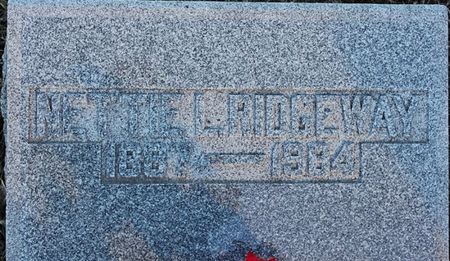 RIDGEWAY, NETTIE LEE - Page County, Iowa | NETTIE LEE RIDGEWAY 