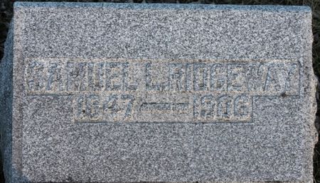 RIDGEWAY, SAMUEL LESLIE - Page County, Iowa | SAMUEL LESLIE RIDGEWAY 