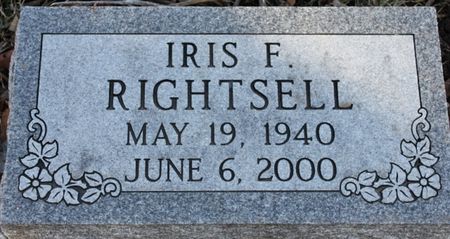 RIGHTSELL, IRIS F. - Page County, Iowa | IRIS F. RIGHTSELL 