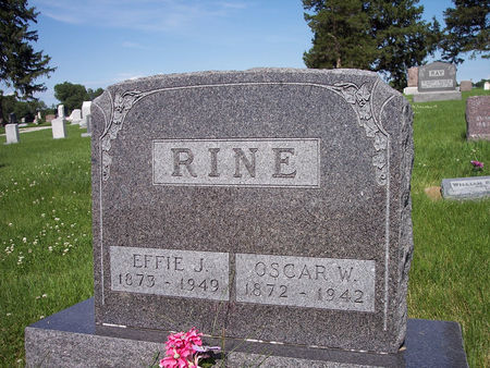 RINE, OSCAR W. - Page County, Iowa | OSCAR W. RINE 