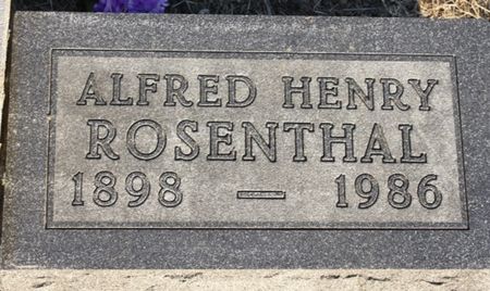 ROSENTHAL, ALFRED HENRY - Page County, Iowa | ALFRED HENRY ROSENTHAL 