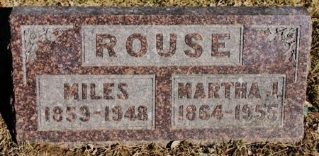 HAMILTON ROUSE, MARTHA JANE - Page County, Iowa | MARTHA JANE HAMILTON ROUSE 