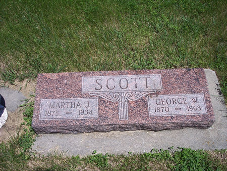 SCOTT, MARTHA J. - Page County, Iowa | MARTHA J. SCOTT 