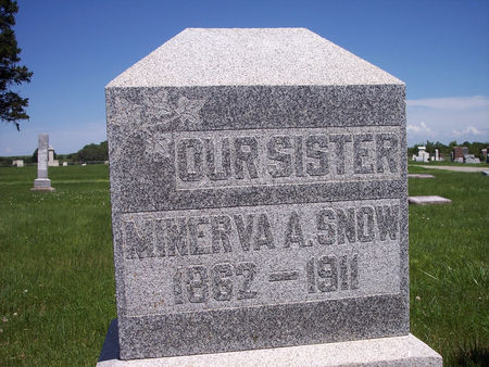 SNOW, MINERVA A. - Page County, Iowa | MINERVA A. SNOW 