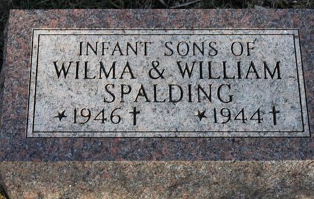 SPALDING, INFANT SON - Page County, Iowa | INFANT SON SPALDING 