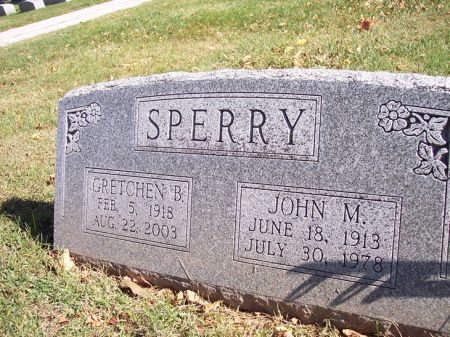 SPERRY, JOHN M. - Page County, Iowa | JOHN M. SPERRY 