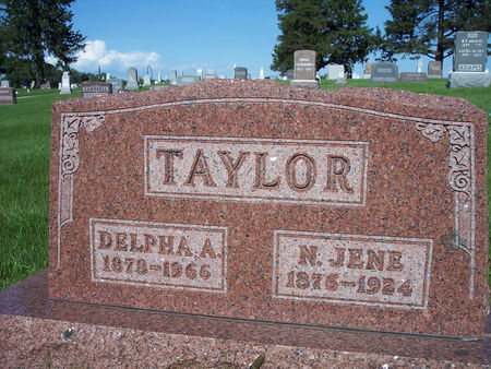 TAYLOR, DELPHA A. - Page County, Iowa | DELPHA A. TAYLOR 