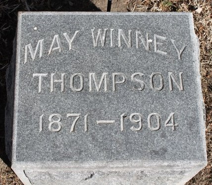 THOMPSON, MAY IRENE - Page County, Iowa | MAY IRENE THOMPSON 