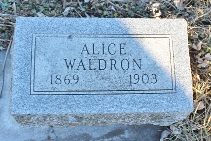 WALDRON, ALICE - Page County, Iowa | ALICE WALDRON 
