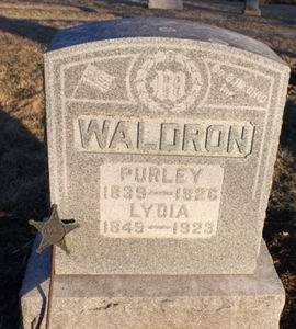 GRAVES WALDRON, LYDIA - Page County, Iowa | LYDIA GRAVES WALDRON 