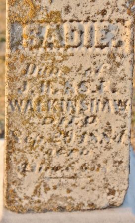 WALKINSHAW, SADIE - Page County, Iowa | SADIE WALKINSHAW 