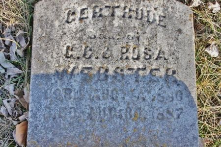 WEBSTER, GERTRUDE - Page County, Iowa | GERTRUDE WEBSTER 
