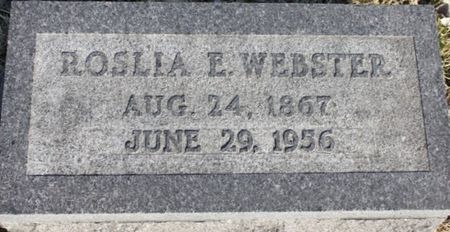WEBSTER, ROSLIA ELIZABETH - Page County, Iowa | ROSLIA ELIZABETH WEBSTER 