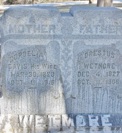 WETMORE, ORESTUS - Page County, Iowa | ORESTUS WETMORE 