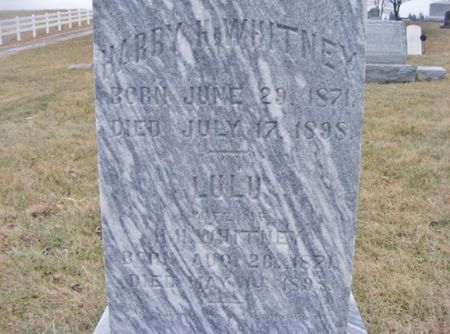 WHITNEY, HARRY - Page County, Iowa | HARRY WHITNEY 