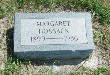 HOSSACK, MARGARET - Palo Alto County, Iowa | MARGARET HOSSACK 