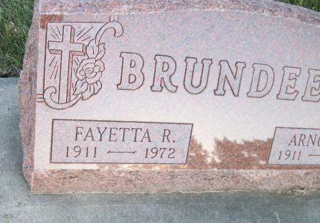 BRUNDEEN, FAYETTA R. - Plymouth County, Iowa | FAYETTA R. BRUNDEEN 