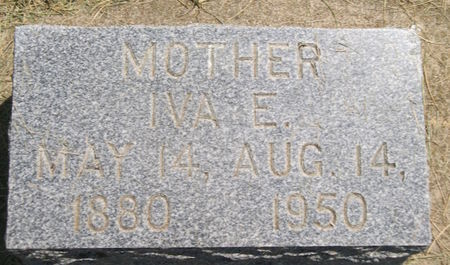 BURNIGHT, IVA E. - Plymouth County, Iowa | IVA E. BURNIGHT 