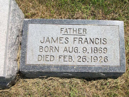 BURNIGHT, JAMES FRANCIS - Plymouth County, Iowa | JAMES FRANCIS BURNIGHT 