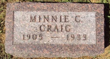 ERICHSEN CRAIG, MINNIE CHRISTINE - Plymouth County, Iowa | MINNIE CHRISTINE ERICHSEN CRAIG 