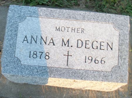 DEGEN, ANNA M. - Plymouth County, Iowa | ANNA M. DEGEN 