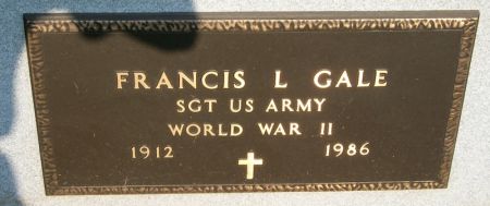 GALE, FRANCIS L. - Plymouth County, Iowa | FRANCIS L. GALE 
