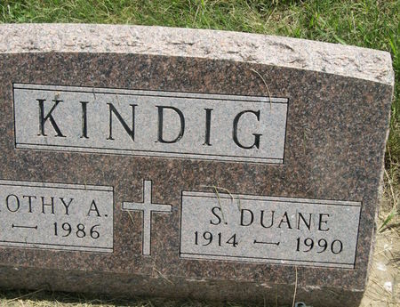 KINDIG, S. DUANE - Plymouth County, Iowa | S. DUANE KINDIG 