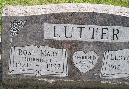 LUTTER, ROSE MARY - Plymouth County, Iowa | ROSE MARY LUTTER 
