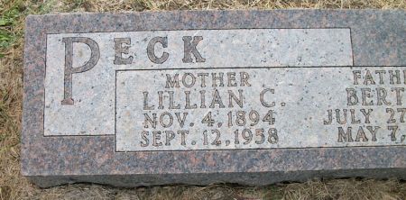 PECK, LILLIAN C. - Plymouth County, Iowa | LILLIAN C. PECK 