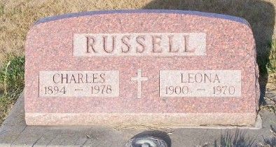 RUSSELL, LEONA - Plymouth County, Iowa | LEONA RUSSELL 