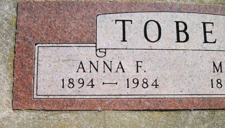TOBEN, ANNA F. - Plymouth County, Iowa | ANNA F. TOBEN 
