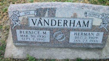 VANDERHAM, HERMAN D. - Plymouth County, Iowa | HERMAN D. VANDERHAM 