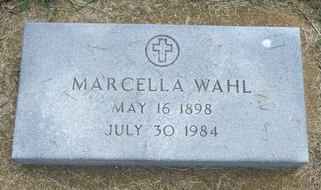 WAHL, MARCELLA - Plymouth County, Iowa | MARCELLA WAHL 