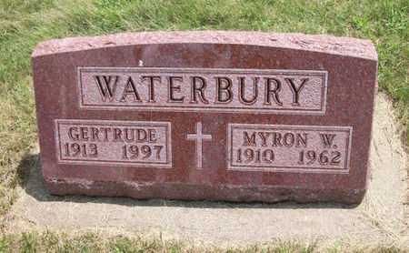 WATERBURY, GERTRUDE - Plymouth County, Iowa | GERTRUDE WATERBURY 