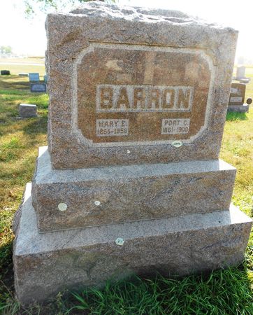 BARRON, MARY E - Pocahontas County, Iowa | MARY E BARRON 