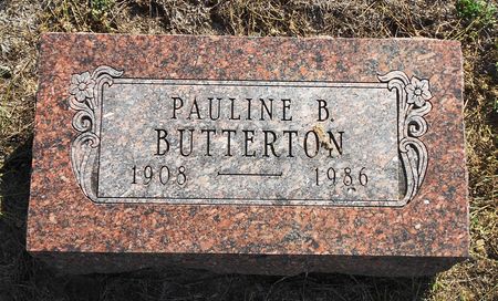 BUTTERTON, PAULINE BETHEL - Pocahontas County, Iowa | PAULINE BETHEL BUTTERTON 