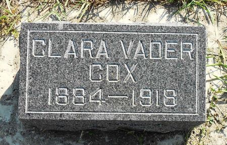 VADER COX, CLARA - Pocahontas County, Iowa | CLARA VADER COX 