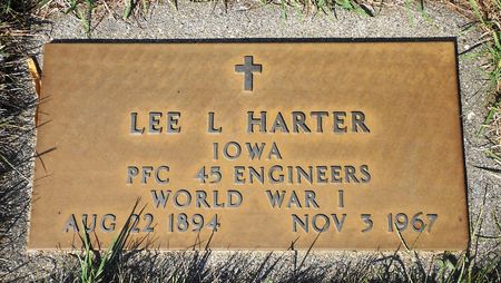 HARTER, LEE L - Pocahontas County, Iowa | LEE L HARTER 