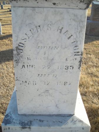 HATTON, JOSEPH S. - Pocahontas County, Iowa | JOSEPH S. HATTON 