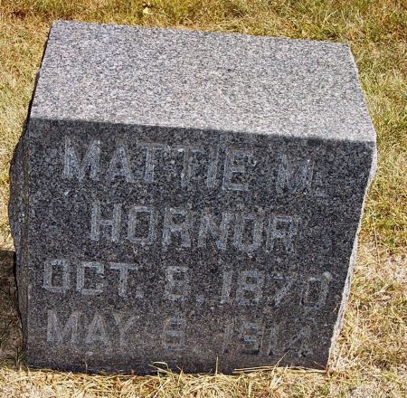 HORNOR, MATTIE M - Pocahontas County, Iowa | MATTIE M HORNOR 
