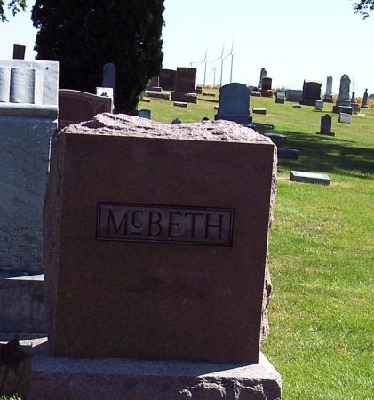 MCBETH, FAMILY MONUMENT - Pocahontas County, Iowa | FAMILY MONUMENT MCBETH 